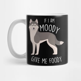 Siberian Husky Dog Moody Foody Mug